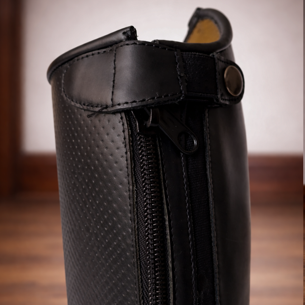 Botas para equitación 100% cuero con cordon