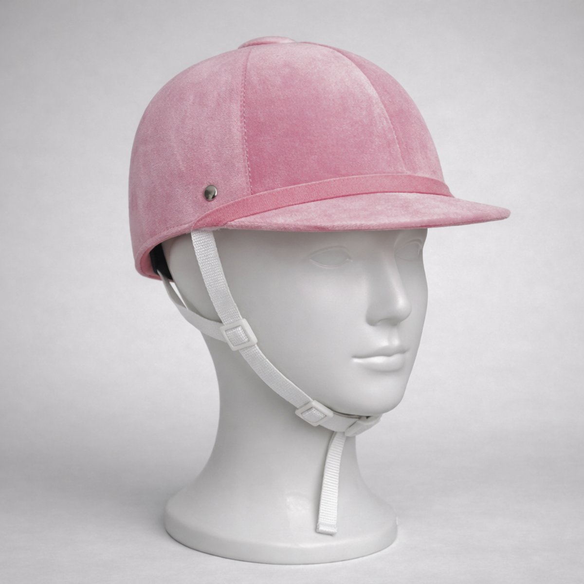 Casco para equitación en pana de colores