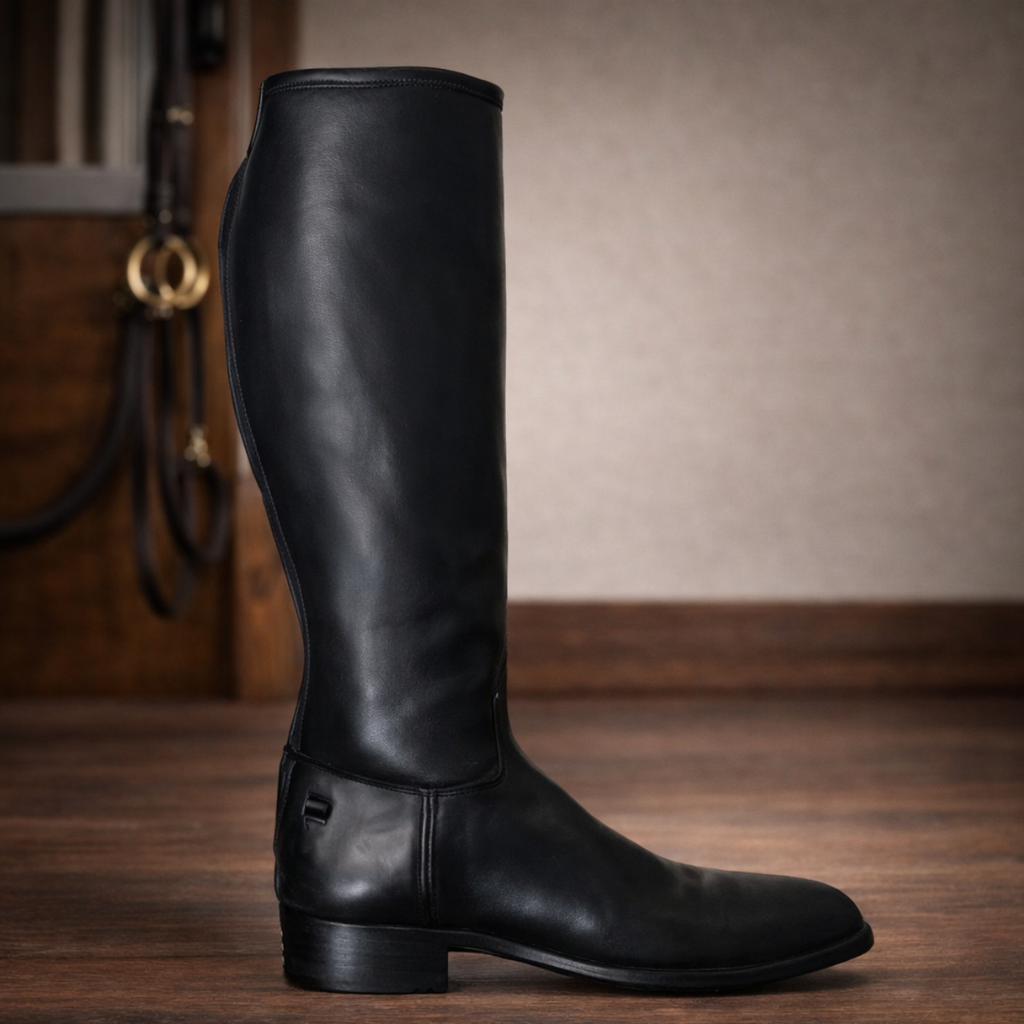 Botas para equitación  cuero nanpa cremallera atras