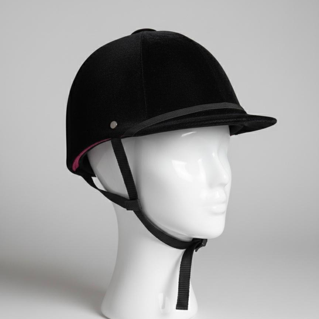 Casco para equitación en pana