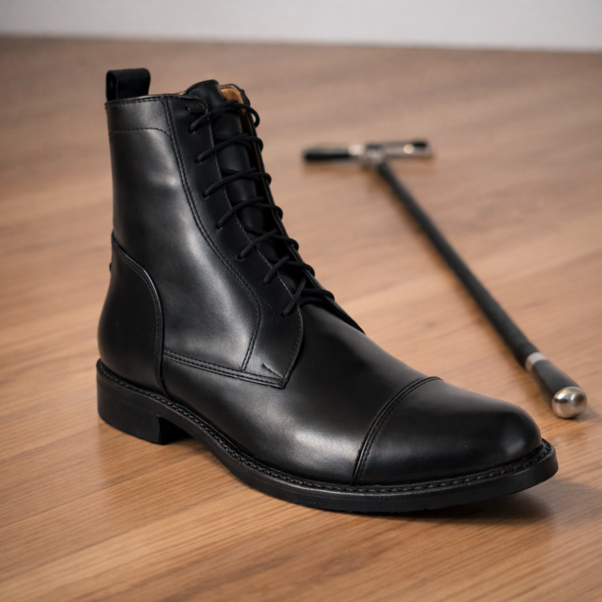 Botines de equitación en cuero