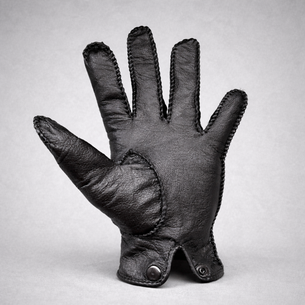 Guantes en cuero cabrito