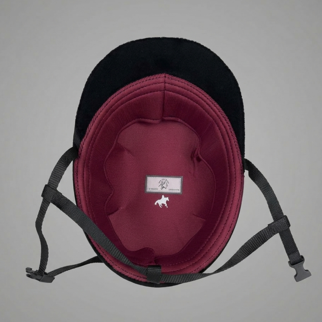 Casco para equitación en pana