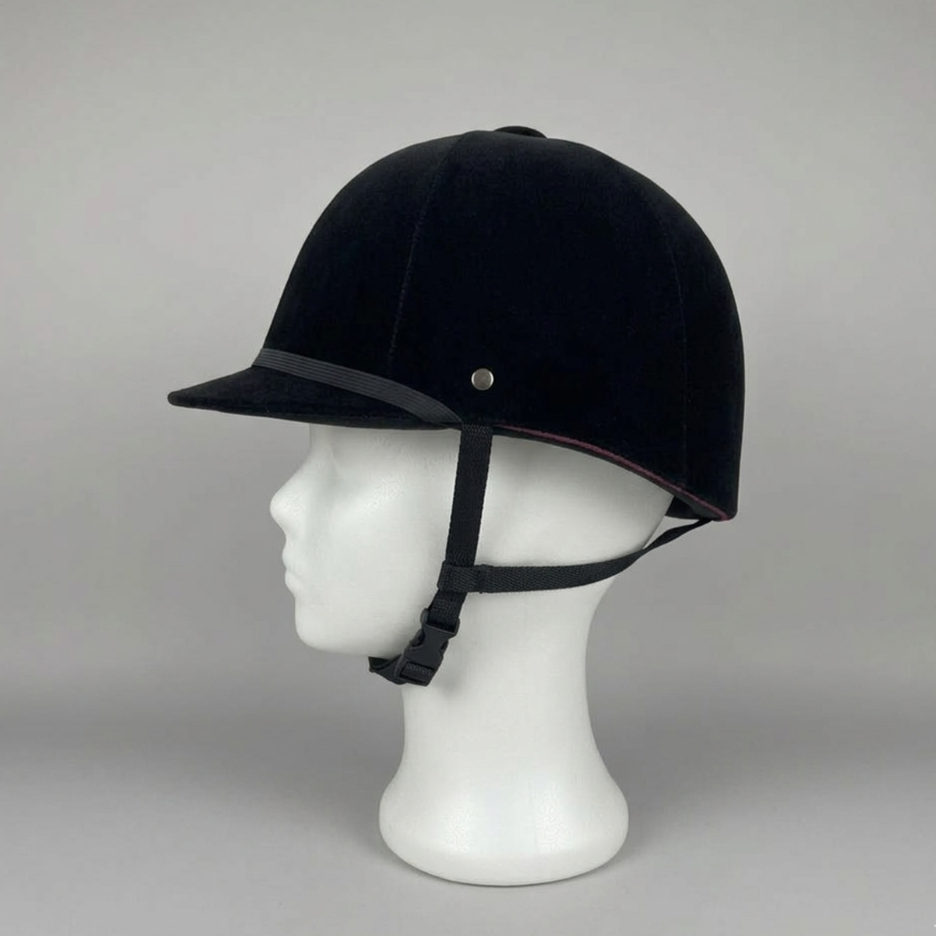 Casco para equitación en pana