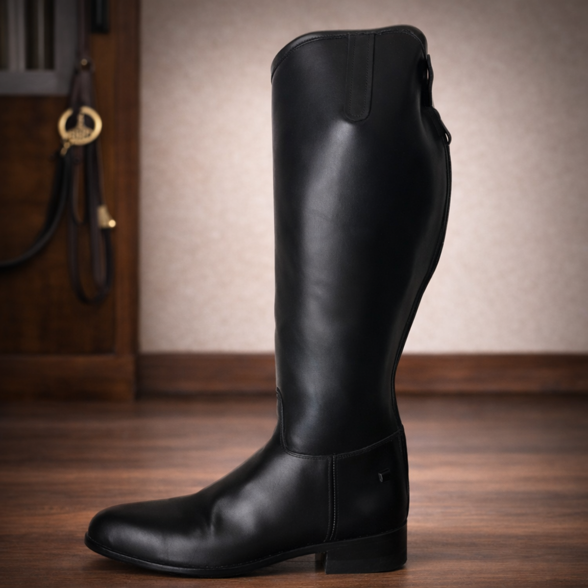 Botas para equitación  cuero nanpa cremallera atras